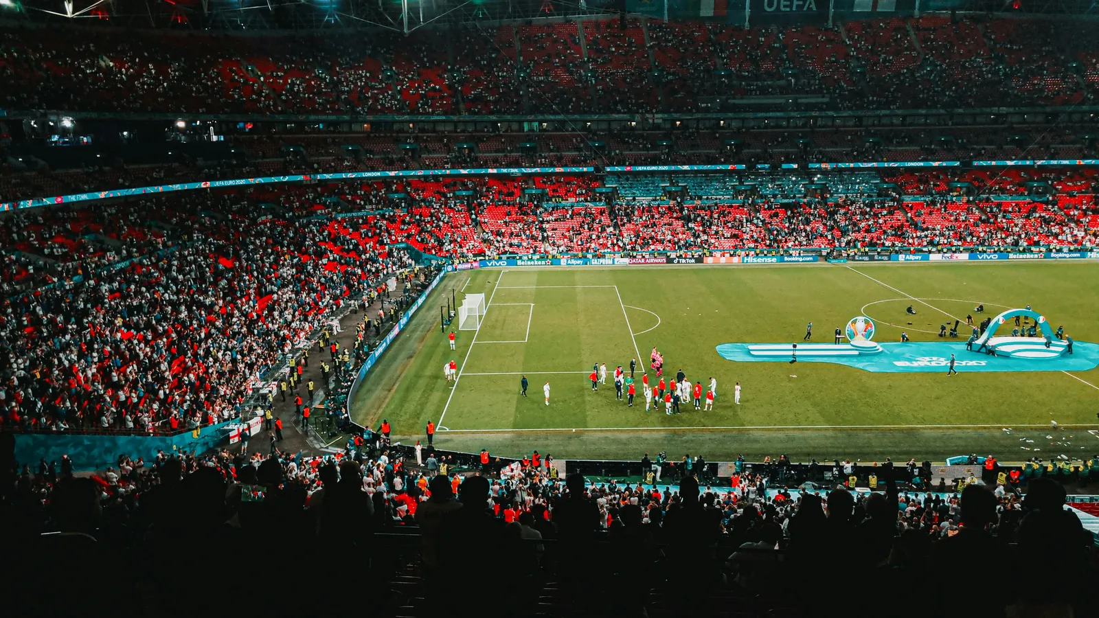 England fans at the stadium — World Cup 2026 Group L opens with England vs Croatia at AT&T Stadium in Arlington on June 17