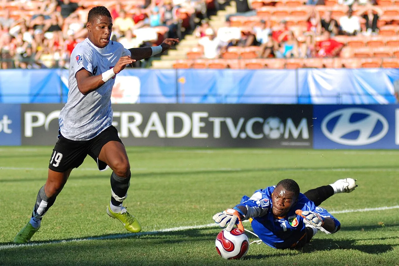 Goalkeeper diving across the goalmouth — World Cup 2026 Group E features Germany, Ecuador, Ivory Coast and Curaçao making their World Cup debut